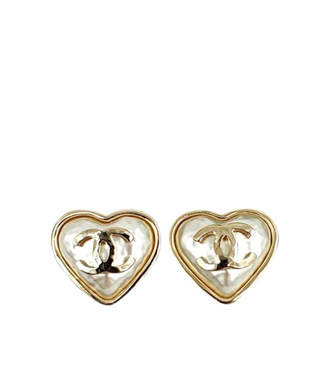 CHANEL Золотые серьги, фото 1