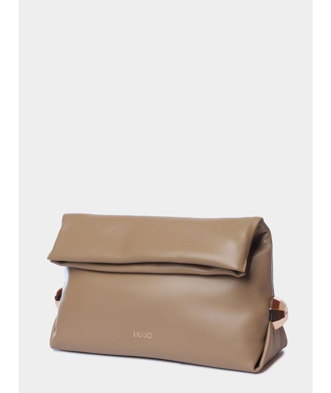 LIU JO Бежевая сумка через плечо, фото 3