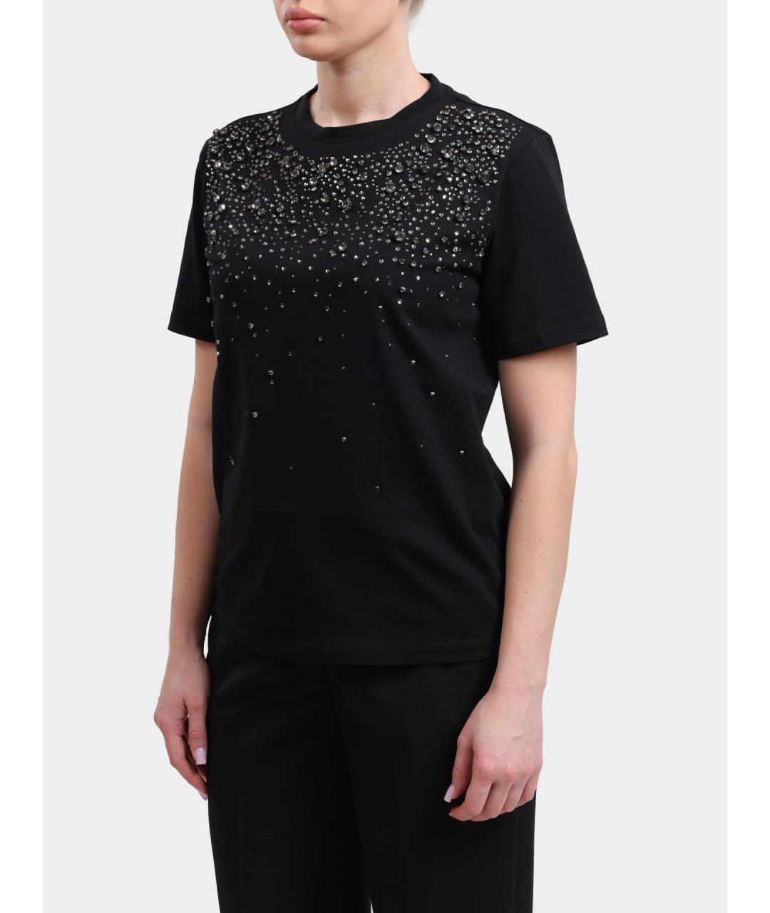 LIU JO Черная футболка, фото 3