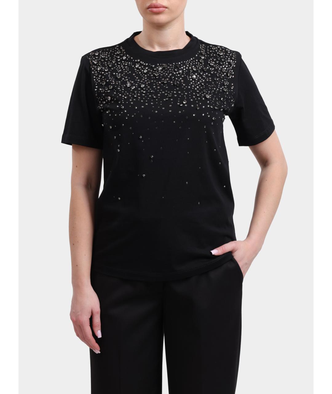 LIU JO Черная футболка, фото 6