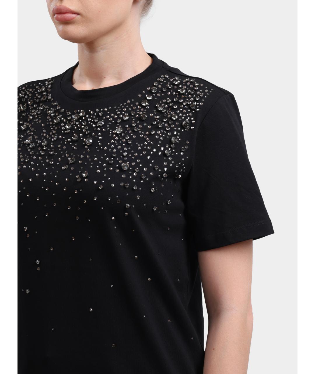 LIU JO Черная футболка, фото 4