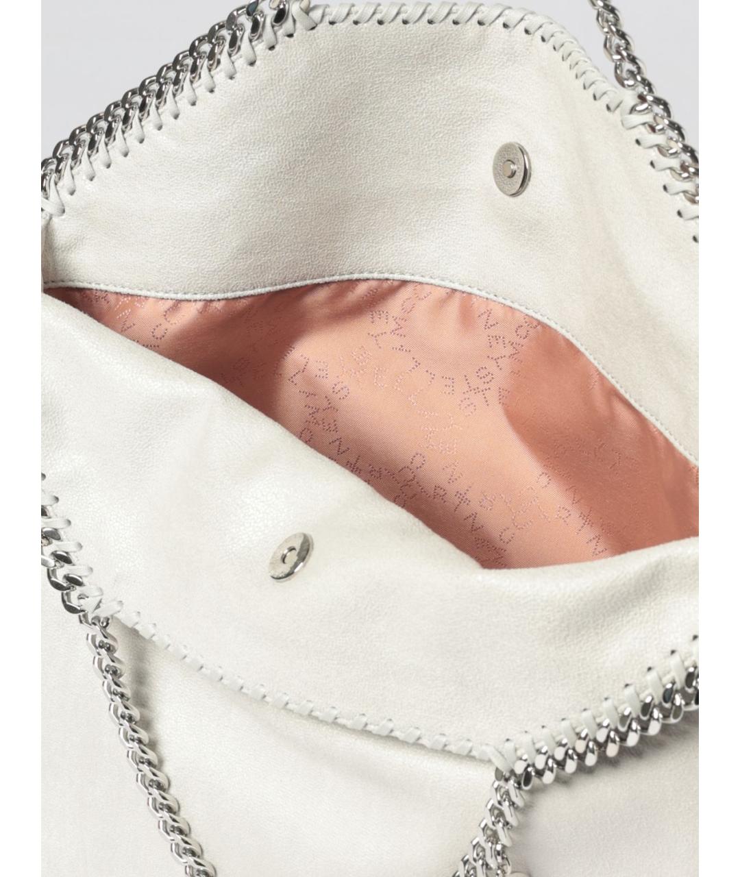 STELLA MCCARTNEY Белая сумка тоут из искусственной кожи, фото 5