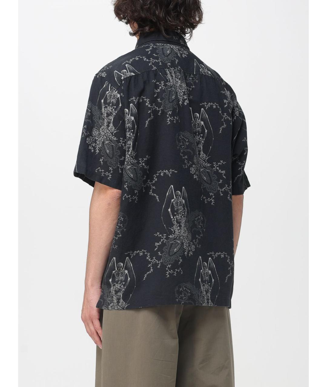 OUR LEGACY Черная хлопковая кэжуал рубашка, фото 3