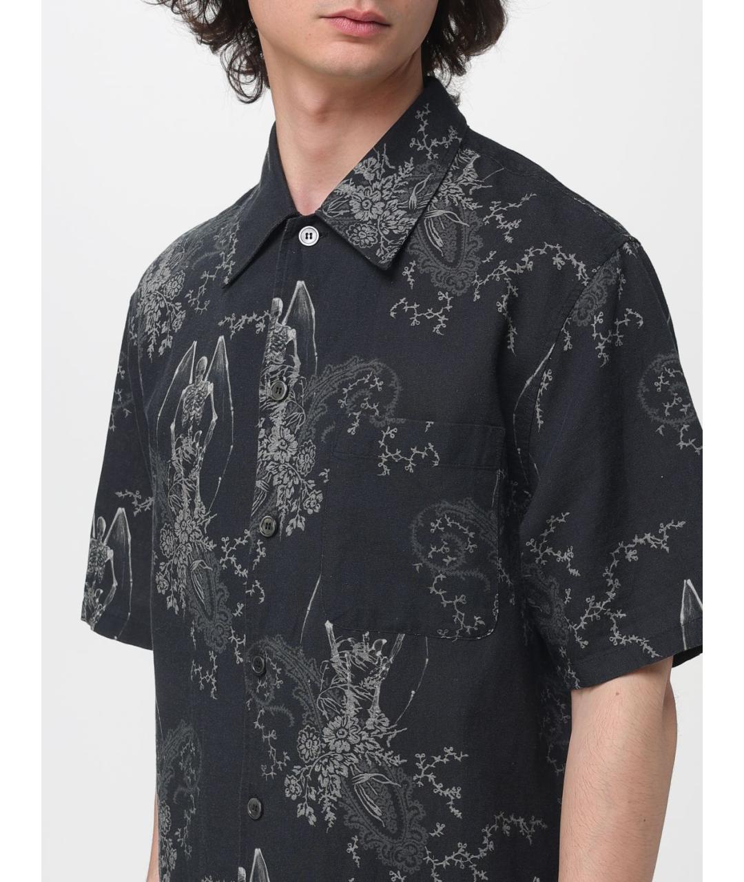 OUR LEGACY Черная хлопковая кэжуал рубашка, фото 4