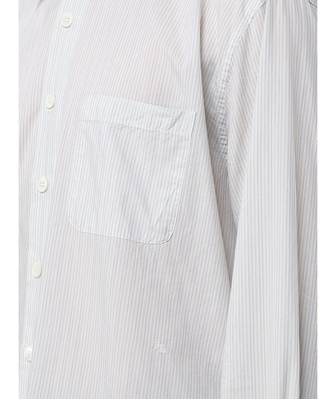 OUR LEGACY Белая хлопковая кэжуал рубашка, фото 4