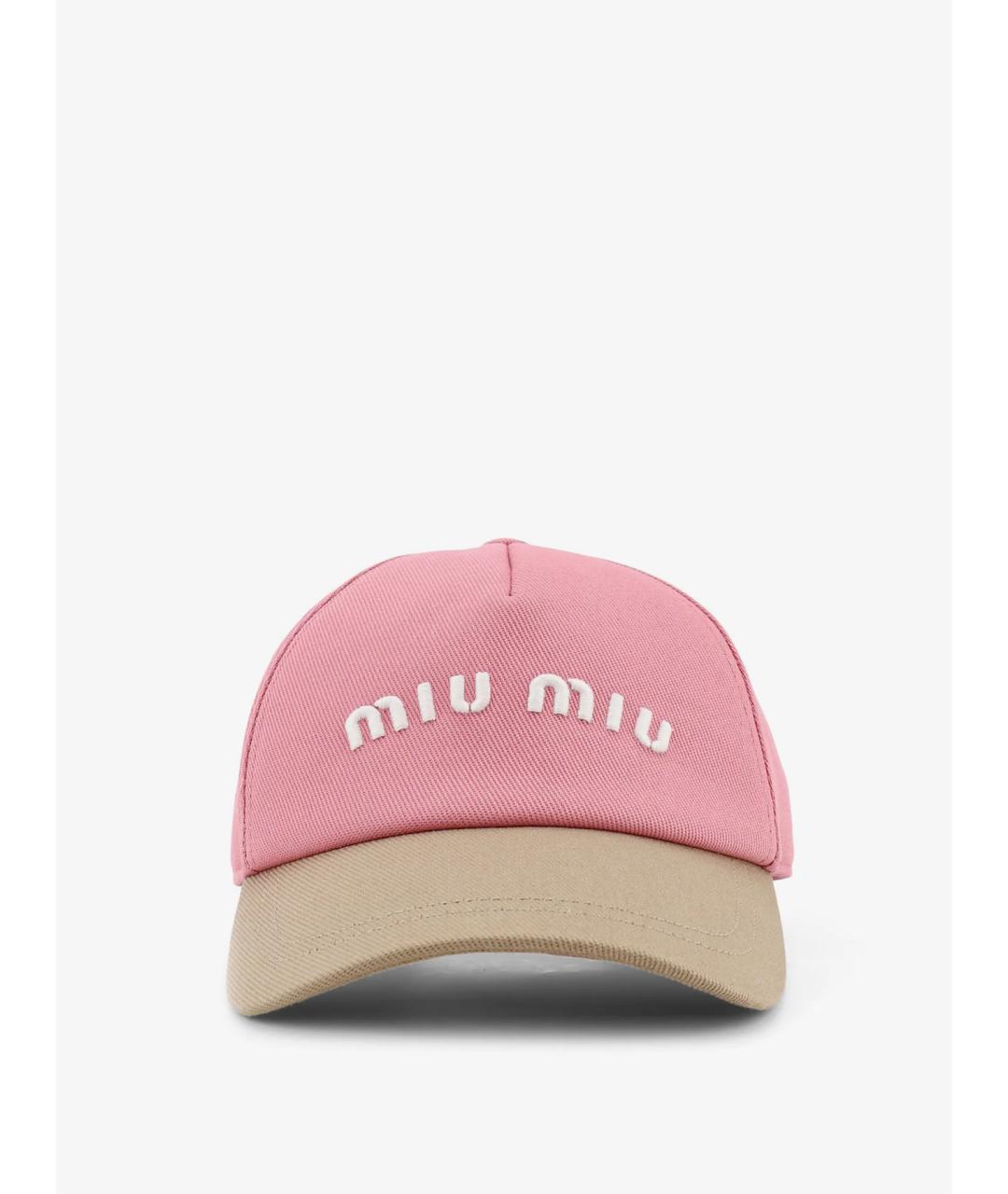 MIU MIU Розовая кепка, фото 5