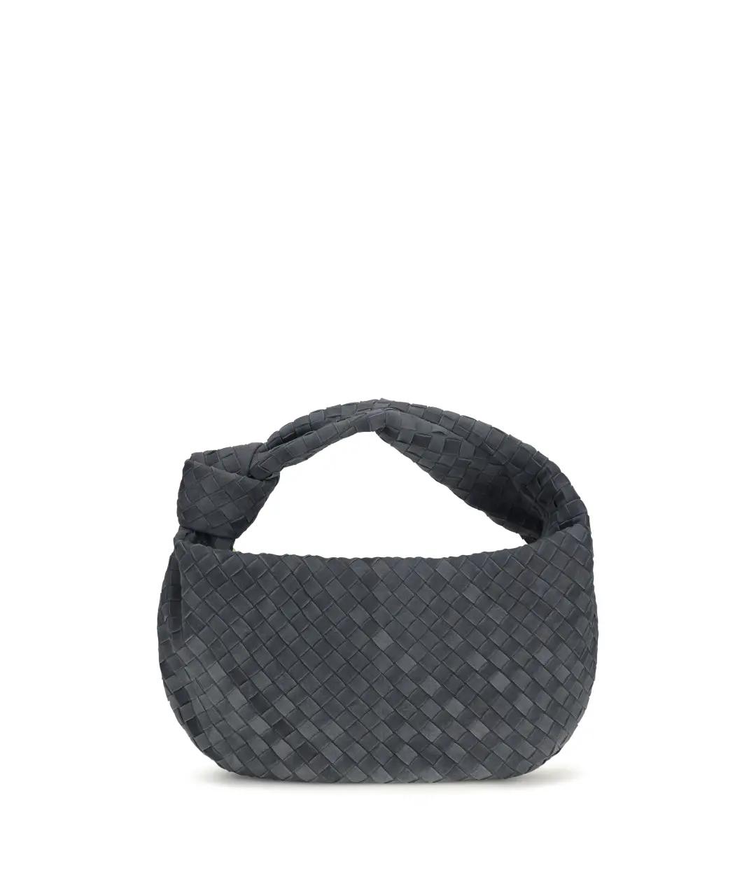 BOTTEGA VENETA Серая замшевая сумка через плечо, фото 1