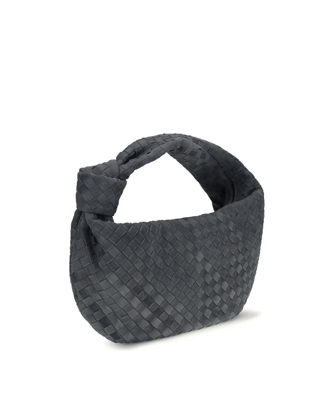 BOTTEGA VENETA Серая замшевая сумка через плечо, фото 4