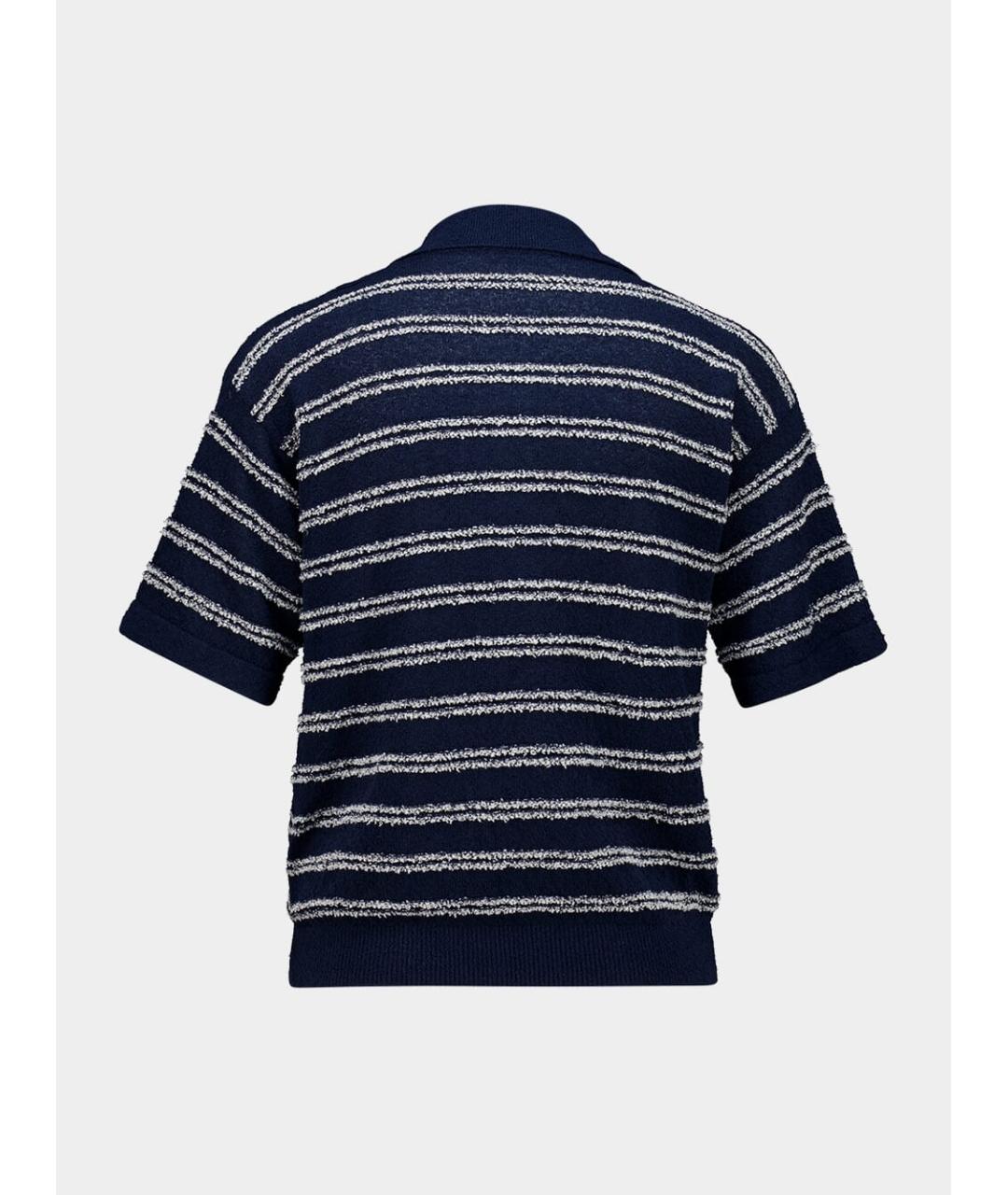 MONCLER Синяя хлопковая футболка, фото 3