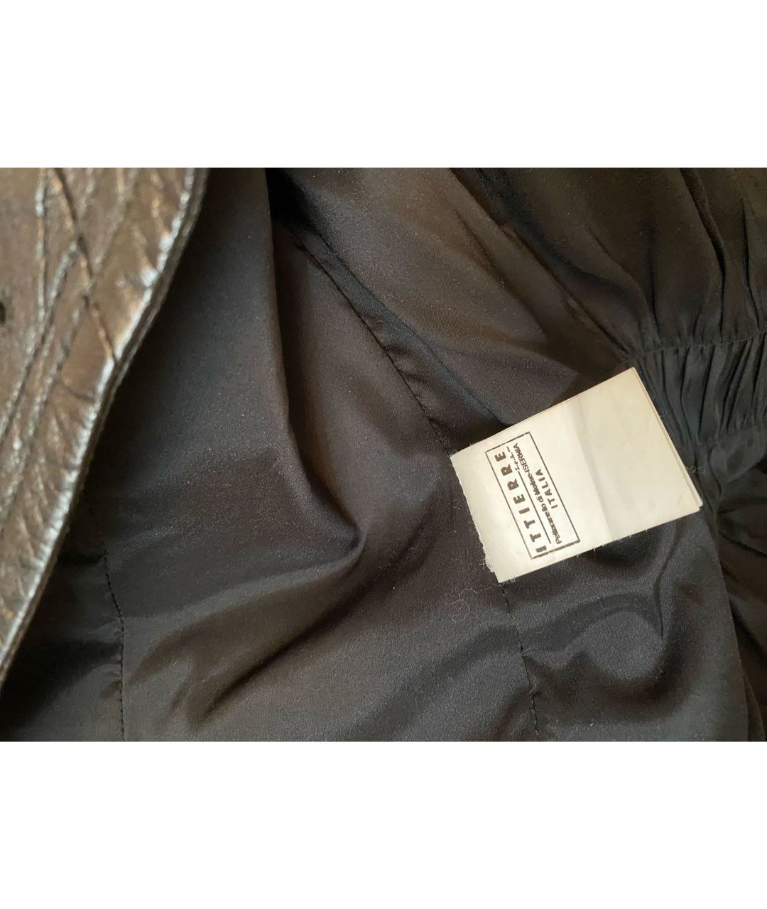 GIANFRANCO FERRE Черный кожаный жакет/пиджак, фото 5