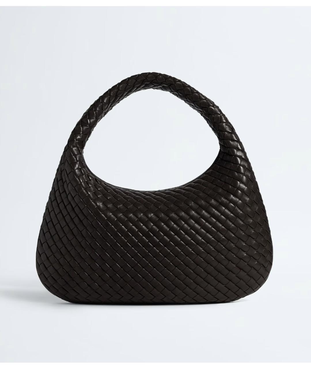 BOTTEGA VENETA Коричневая кожаная сумка через плечо, фото 5