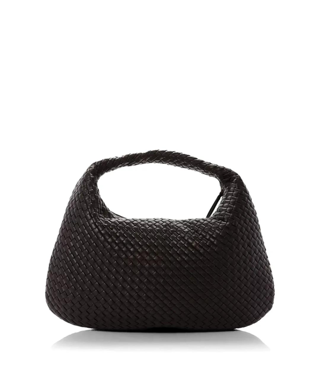 BOTTEGA VENETA Коричневая кожаная сумка через плечо, фото 3