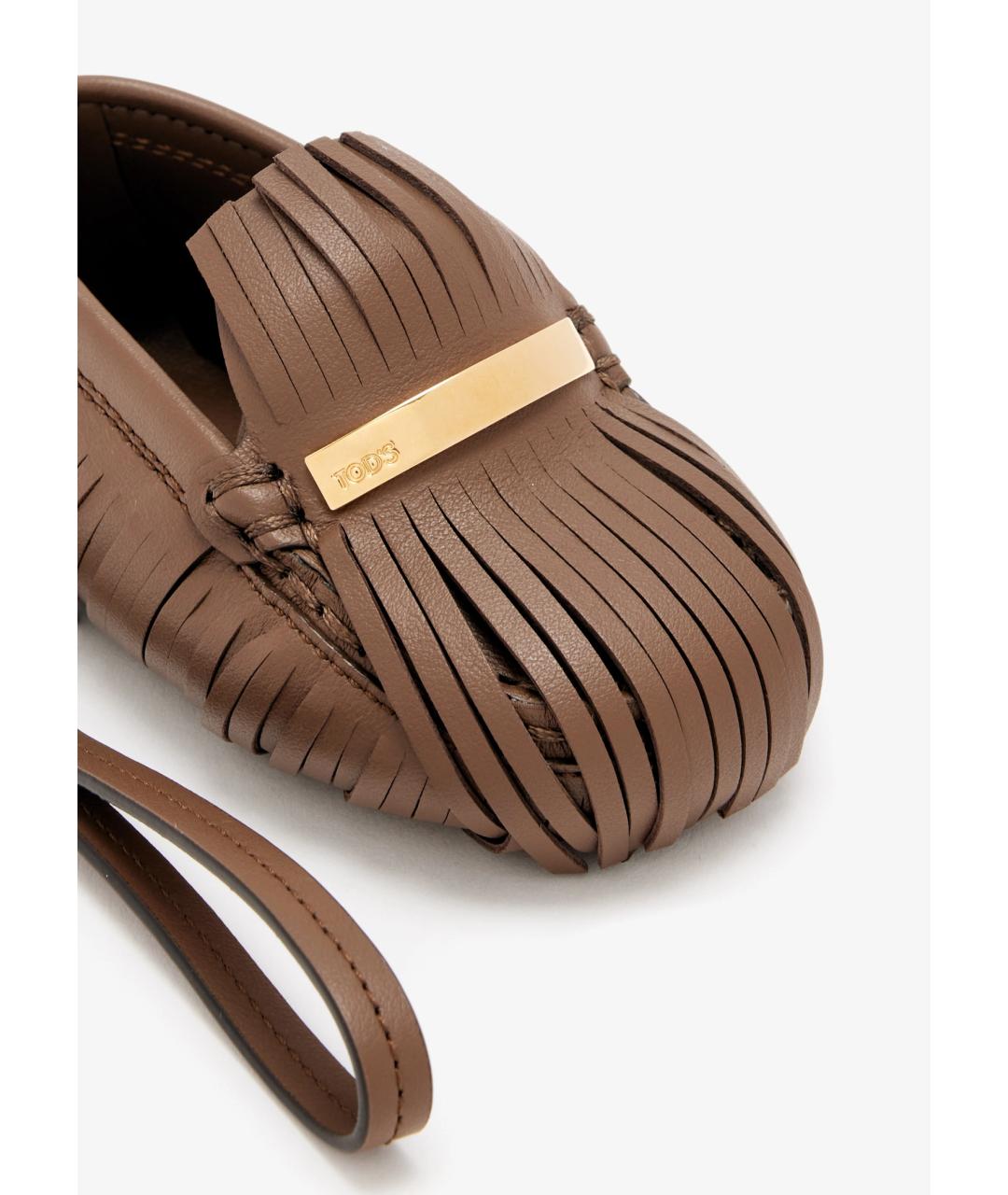 TOD'S Коричневый брелок, фото 2
