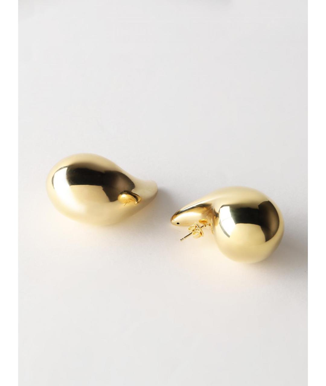 BOTTEGA VENETA Золотые серебряные серьги, фото 2