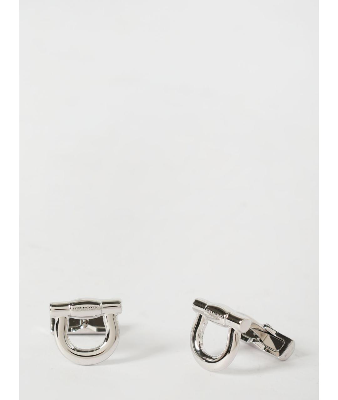 FERRAGAMO Серебряные запонки, фото 3