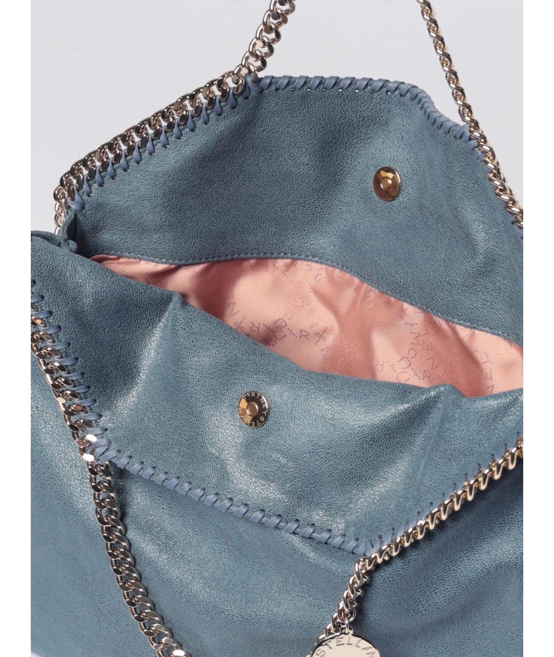 STELLA MCCARTNEY Синяя сумка тоут из искусственной кожи, фото 5