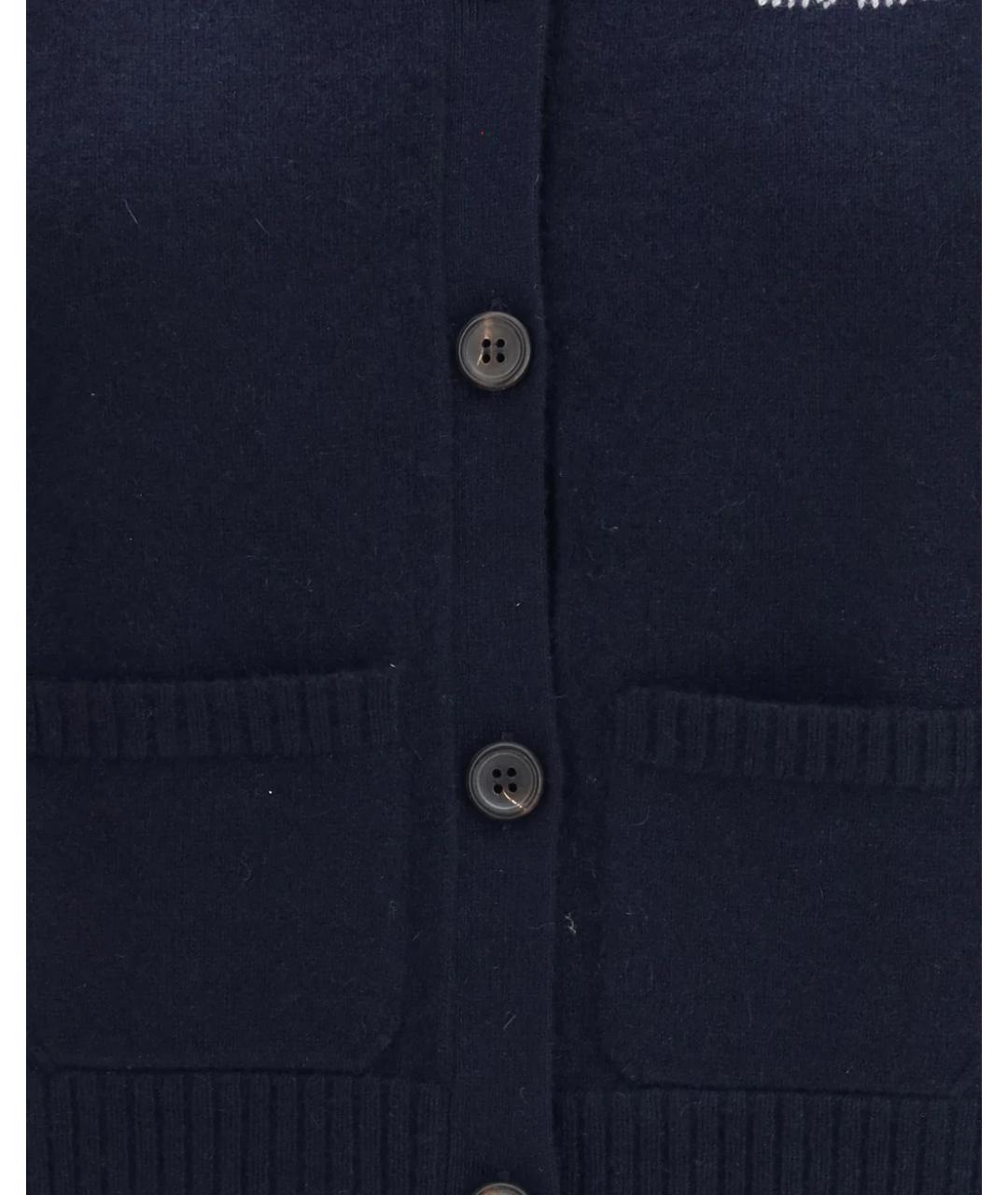 MIU MIU Темно-синяя жилетка, фото 3
