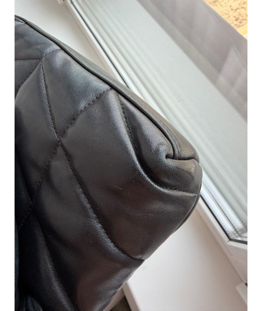 SAINT LAURENT Черная кожаная сумка через плечо, фото 6