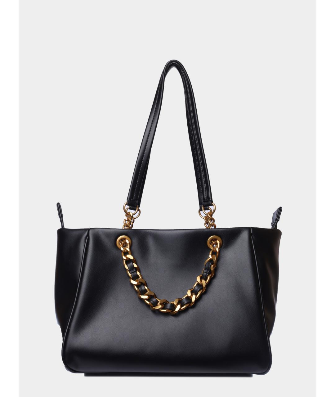 LIU JO Черная сумка тоут, фото 4