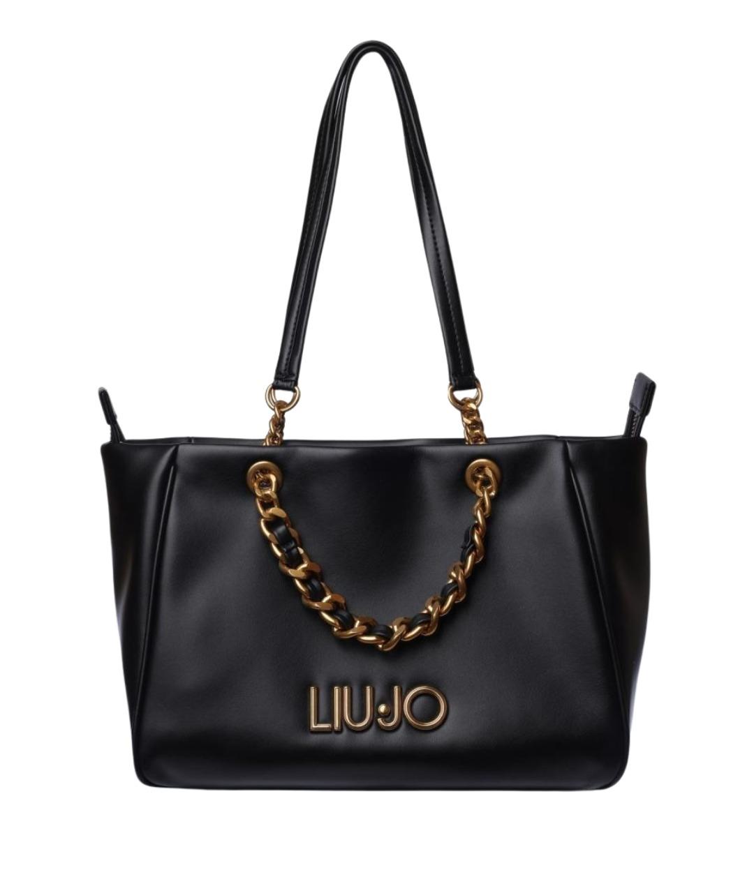 LIU JO Черная сумка тоут, фото 1