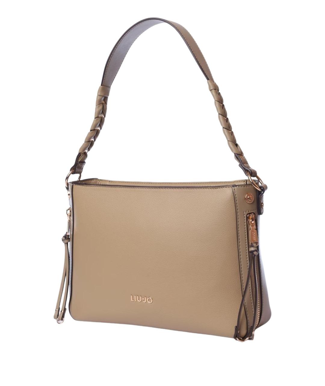 LIU JO Бежевая сумка через плечо, фото 1