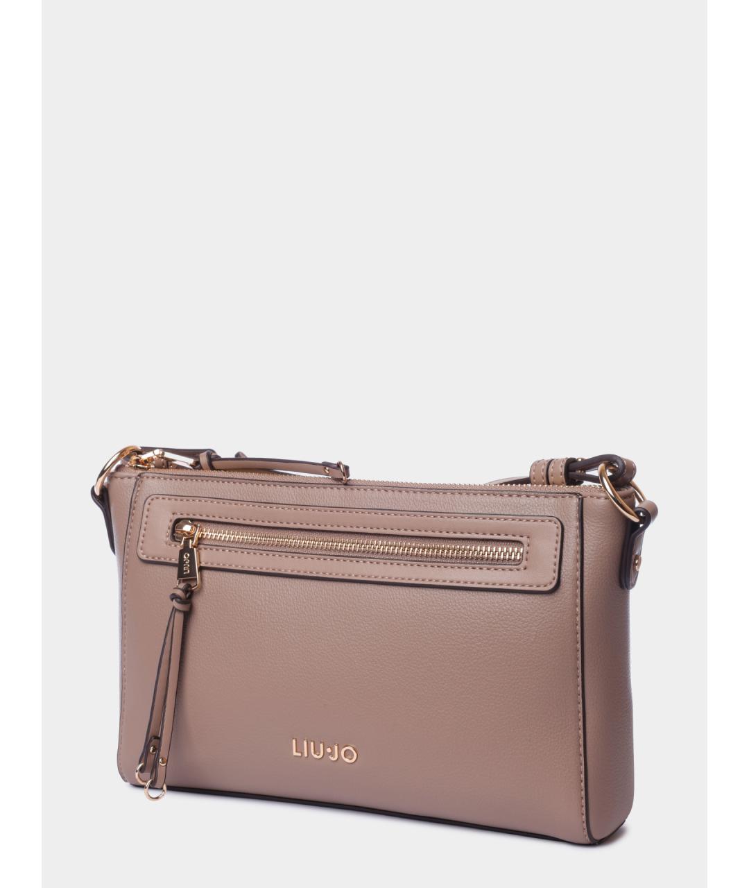 LIU JO Коричневая сумка через плечо, фото 3