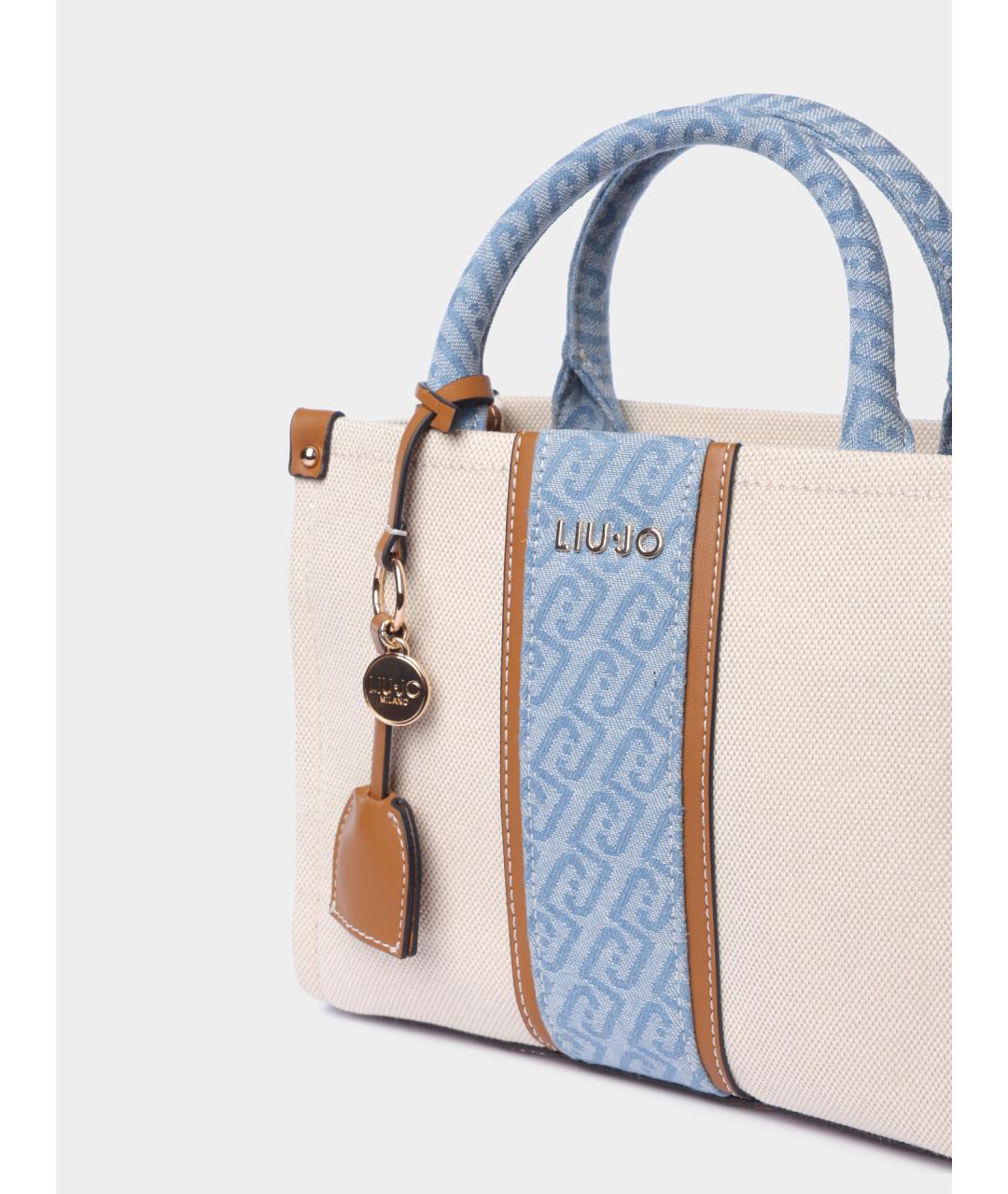 LIU JO Тканевая сумка тоут, фото 3