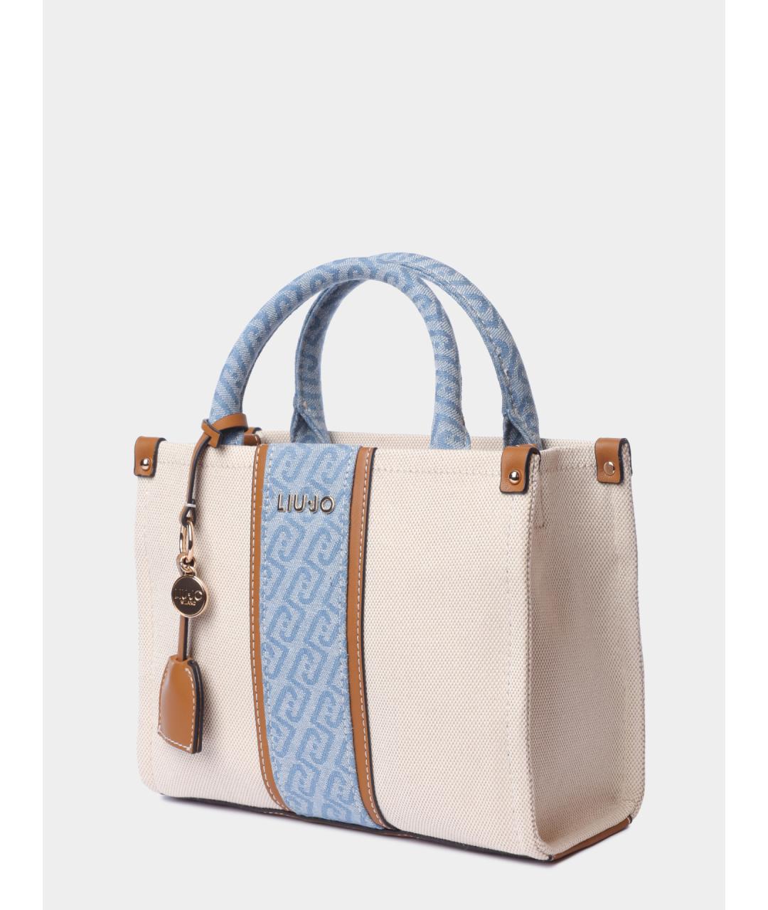 LIU JO Тканевая сумка тоут, фото 2