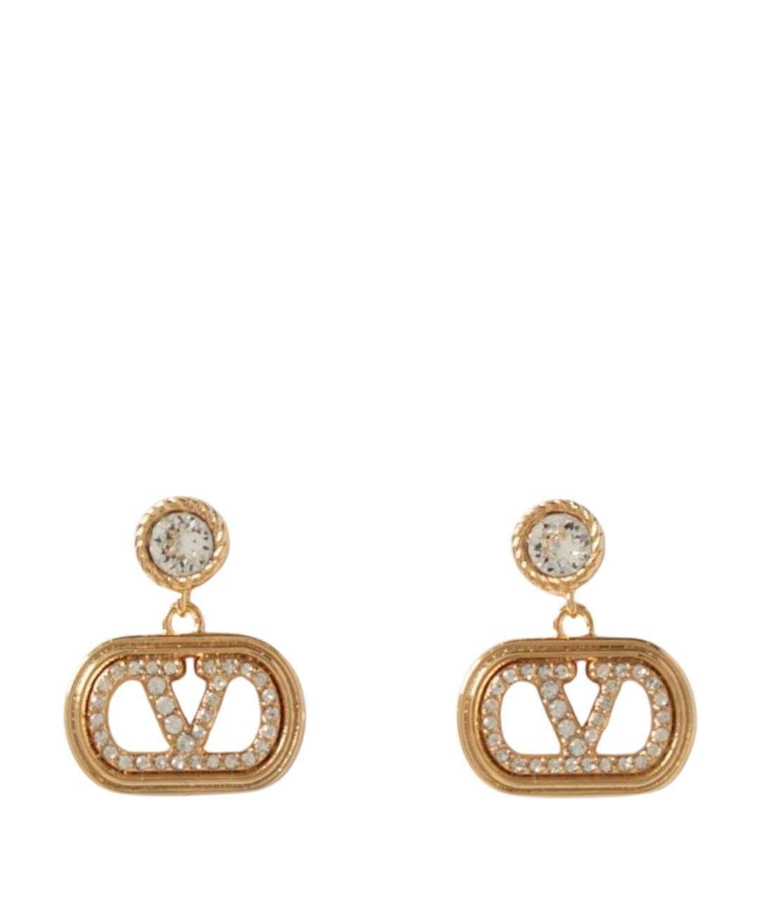 VALENTINO Золотые металлические серьги, фото 1