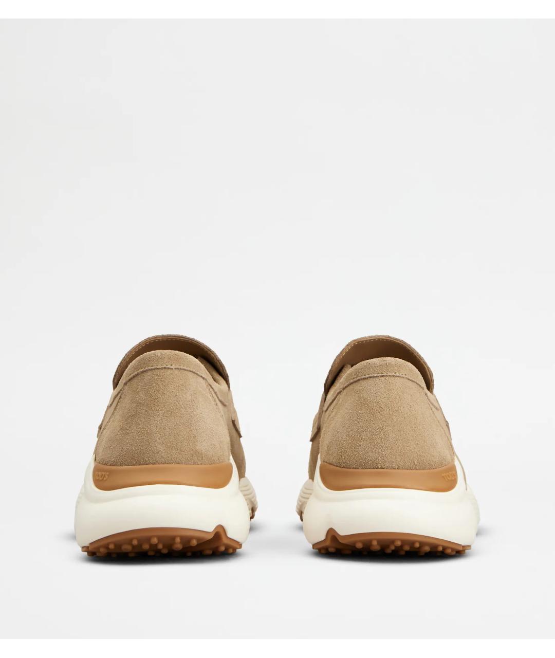 TOD'S Коричневые замшевые лоферы, фото 3