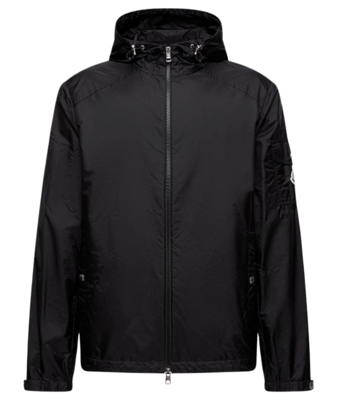MONCLER Черная полиамидовая куртка, фото 1