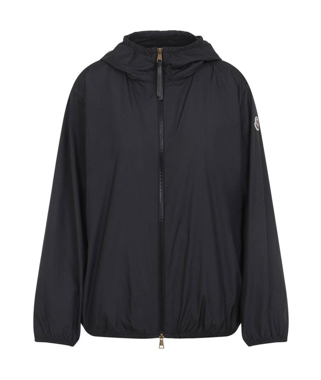 MONCLER Черная полиэстеровая куртка, фото 1