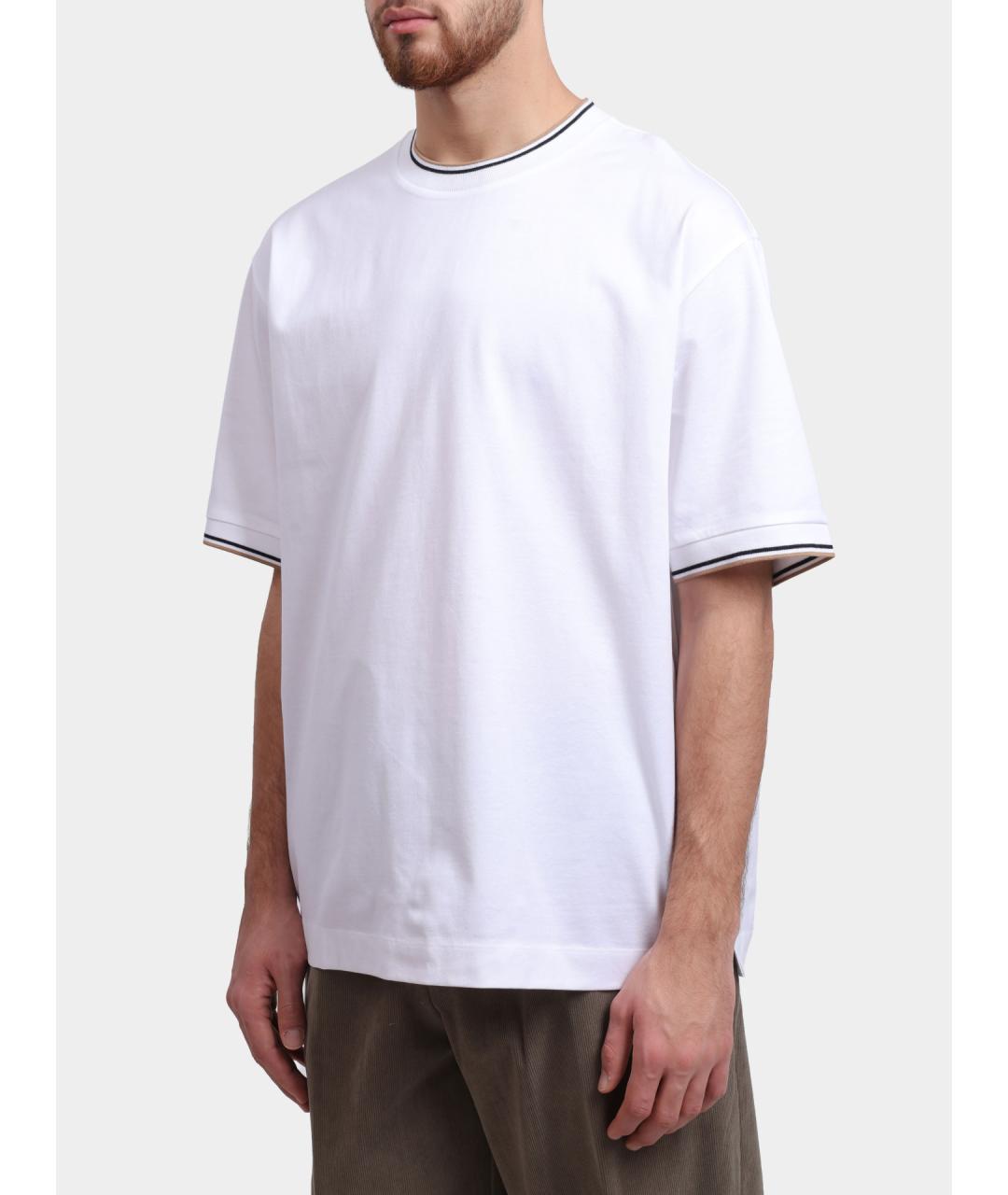 HUGO BOSS Хлопковая футболка, фото 3