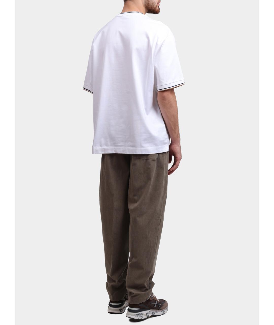 HUGO BOSS Хлопковая футболка, фото 4