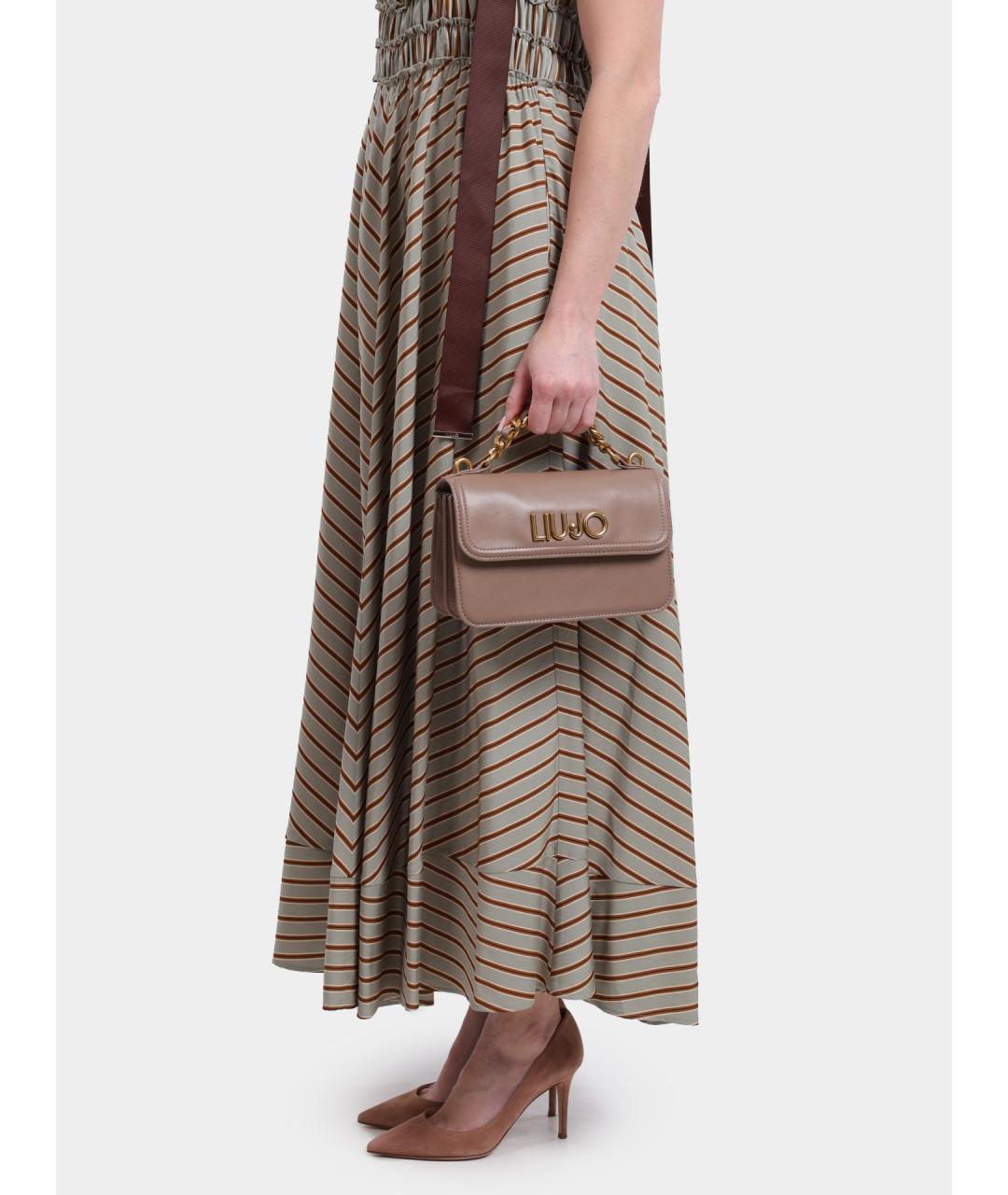 LIU JO Кожаная сумка с короткими ручками, фото 2