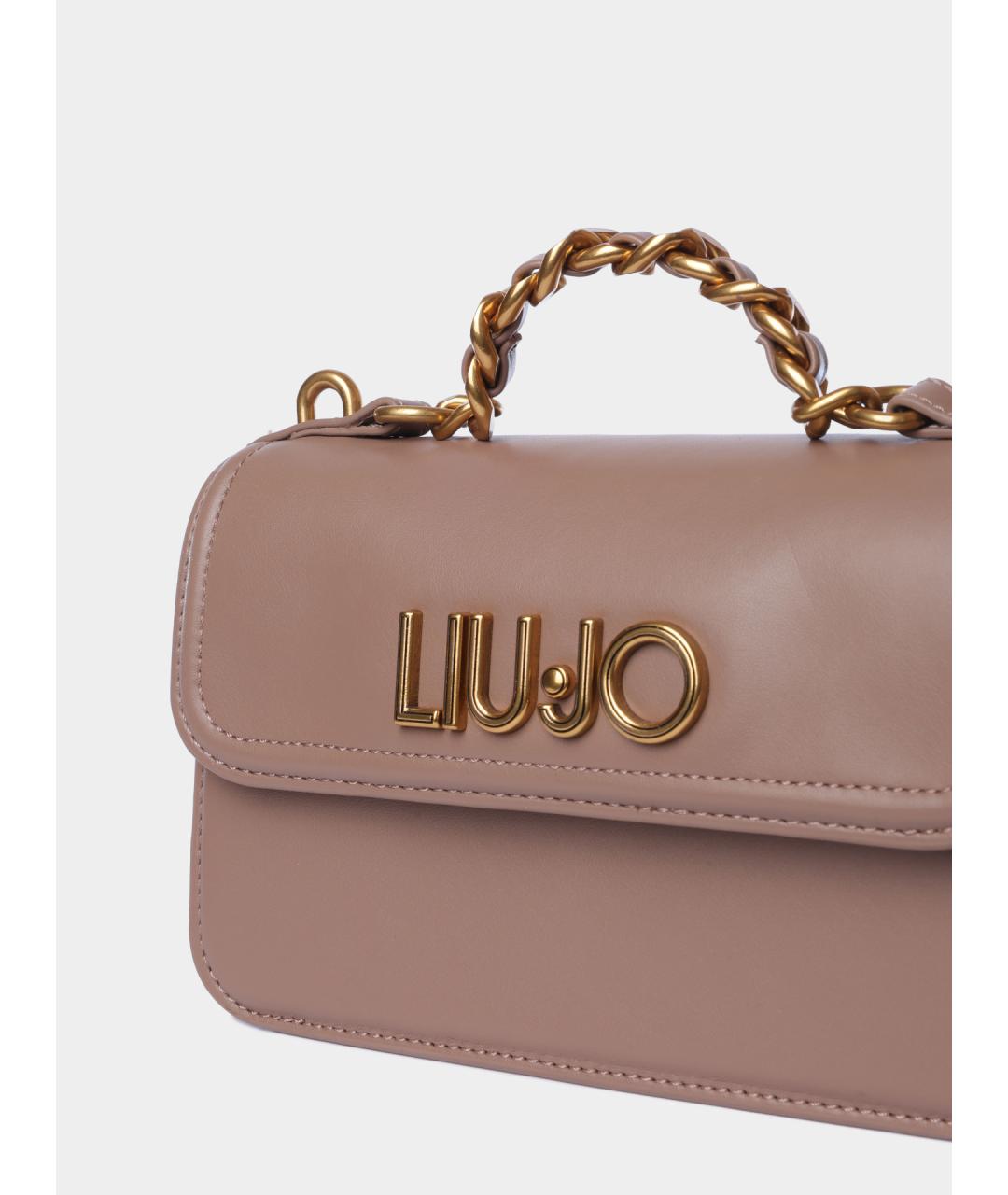 LIU JO Кожаная сумка с короткими ручками, фото 3