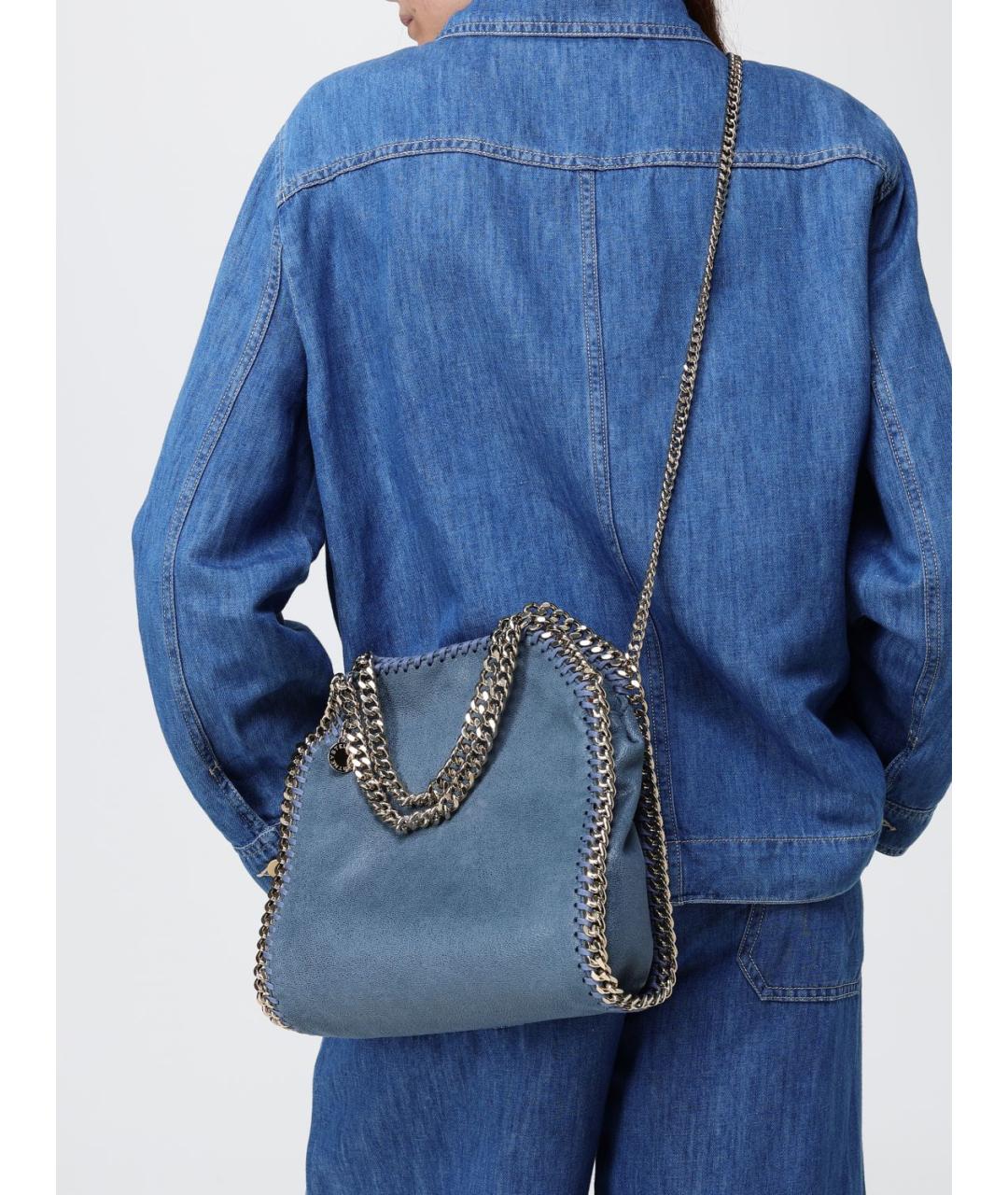 STELLA MCCARTNEY Синяя сумка через плечо из искусственной кожи, фото 2