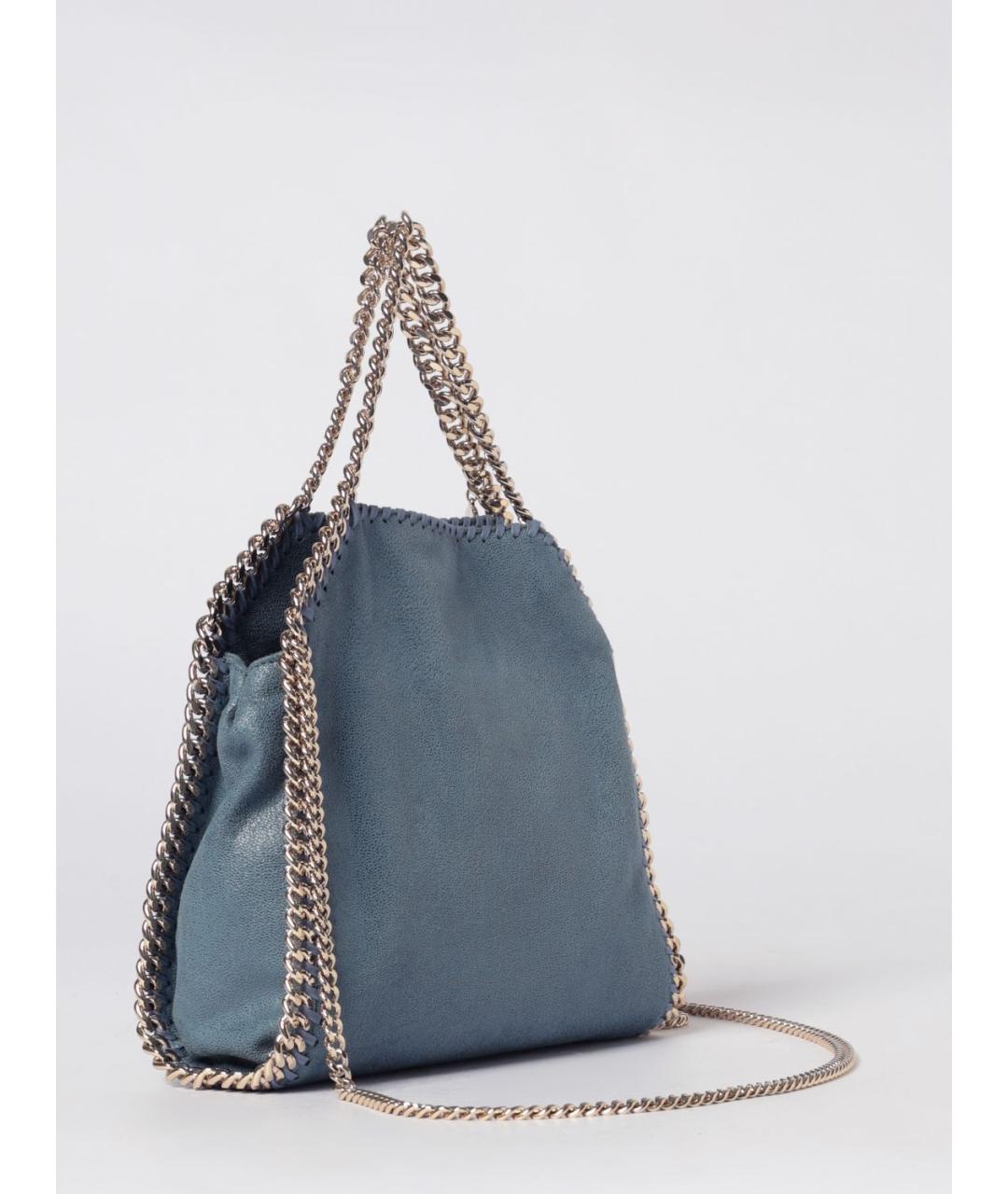 STELLA MCCARTNEY Синяя сумка через плечо из искусственной кожи, фото 3