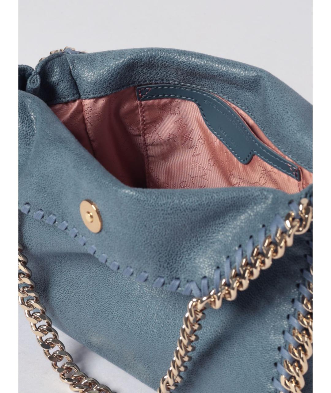 STELLA MCCARTNEY Синяя сумка через плечо из искусственной кожи, фото 5