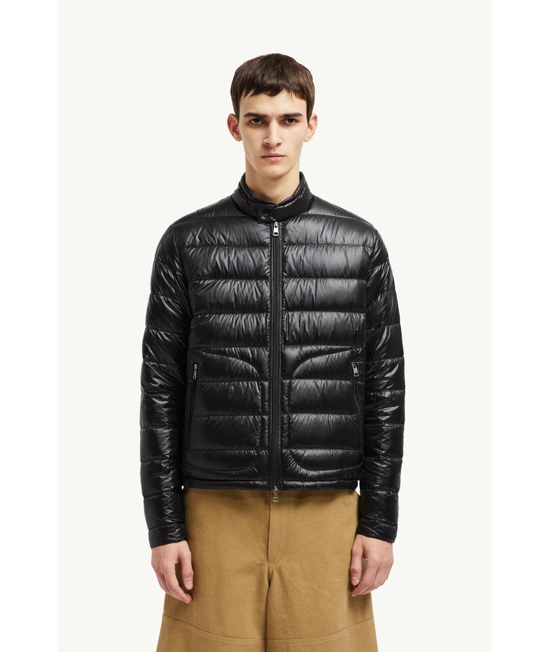 MONCLER Черная куртка, фото 2