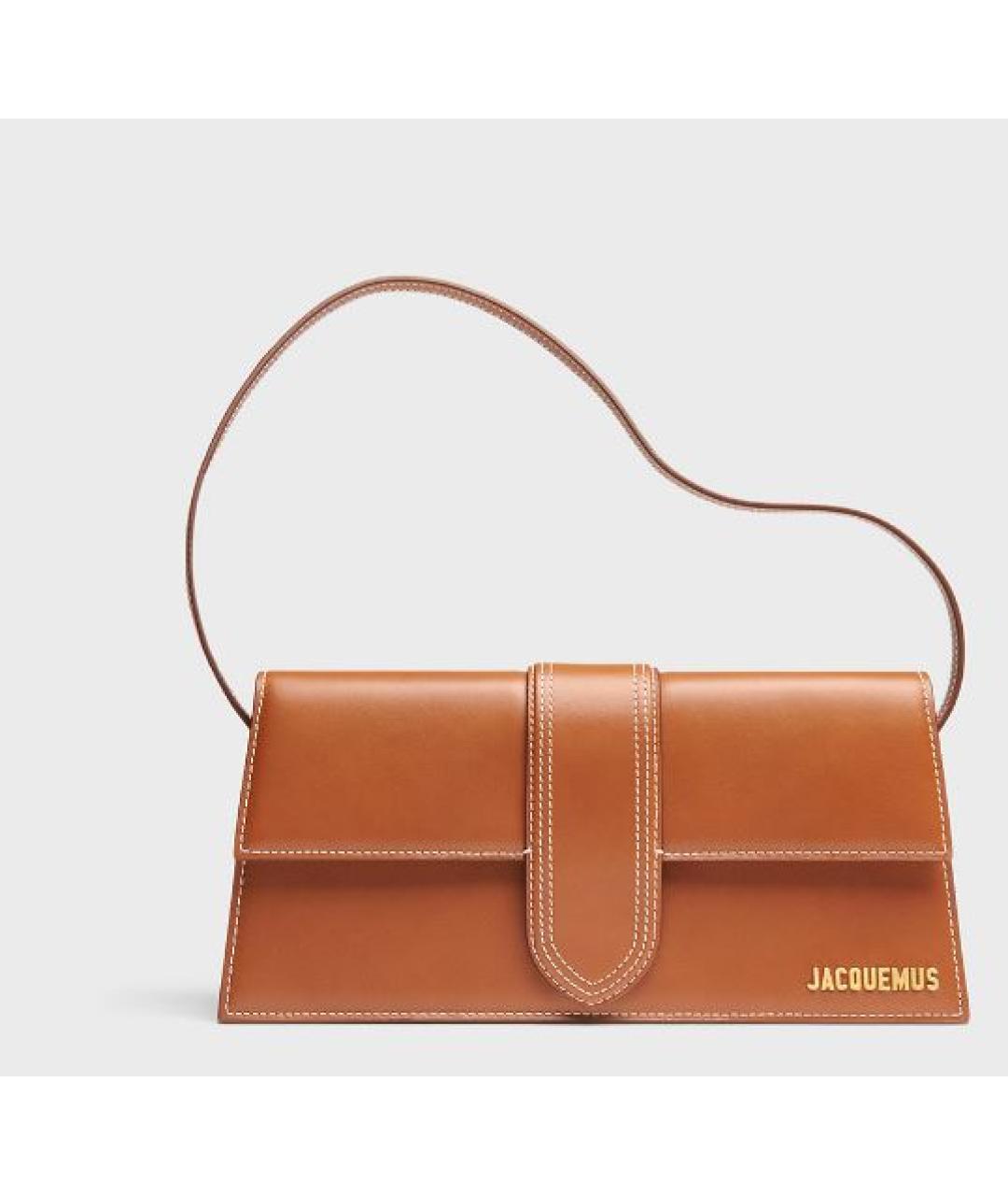 JACQUEMUS Коричневая сумка через плечо, фото 4