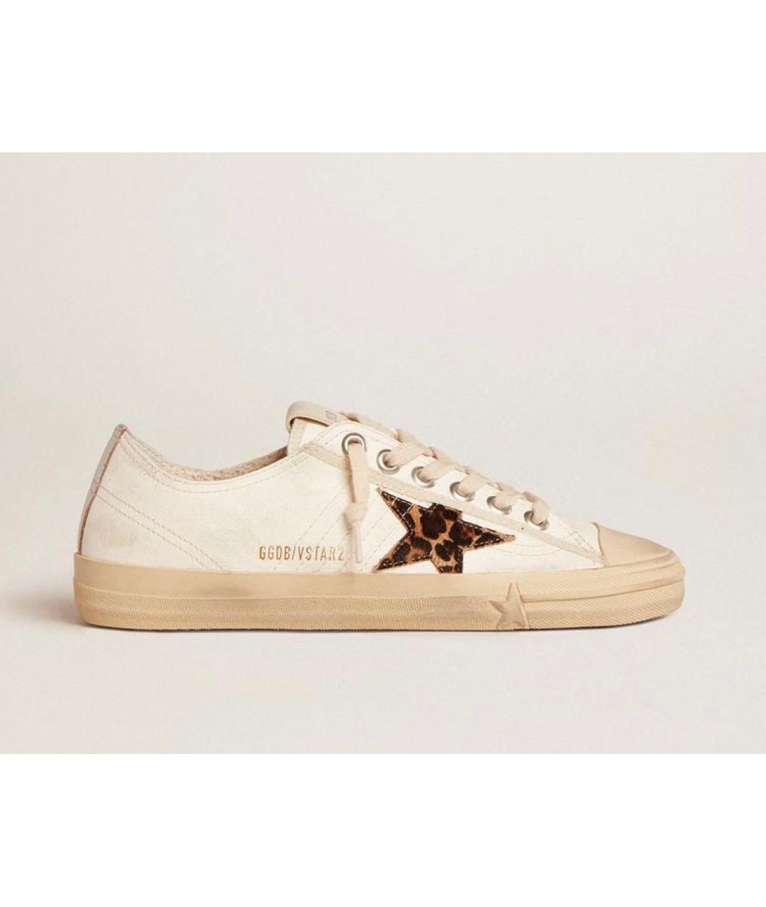 GOLDEN GOOSE DELUXE BRAND Белые кожаные кеды, фото 2