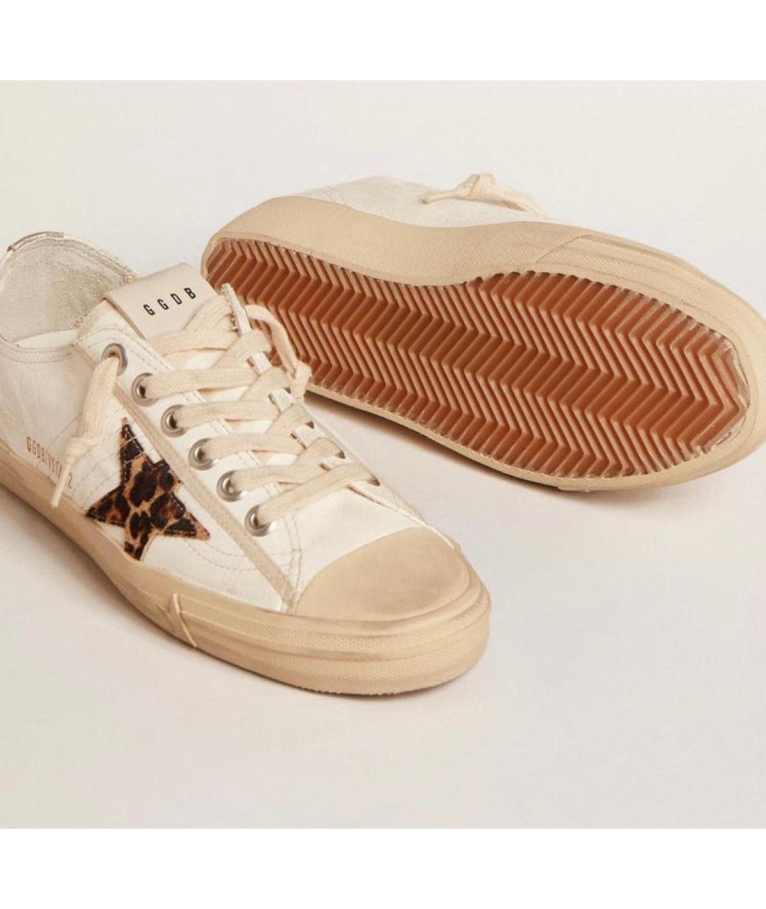 GOLDEN GOOSE DELUXE BRAND Белые кожаные кеды, фото 4