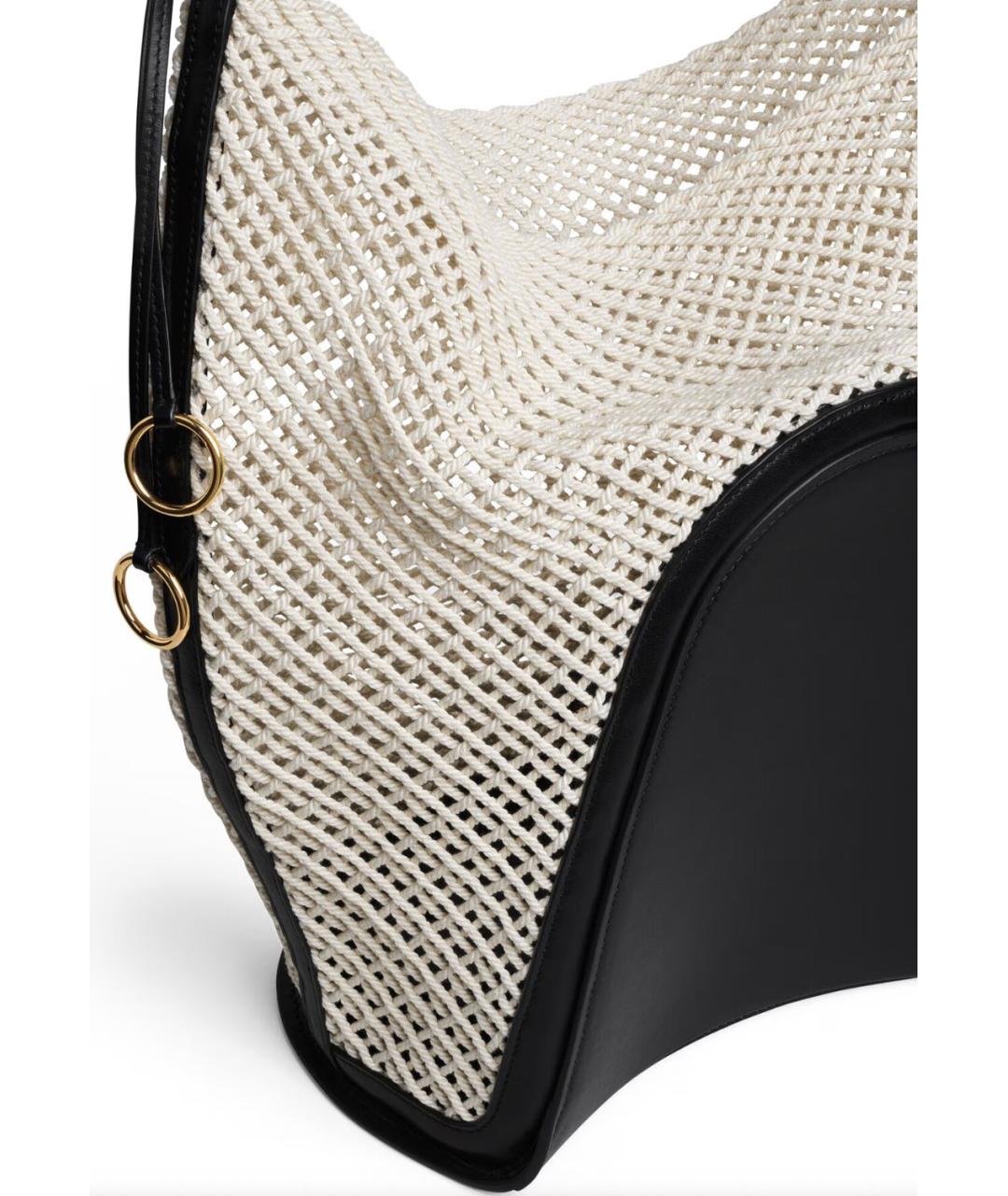 ALAIA Бежевая пелетеная сумка через плечо, фото 2