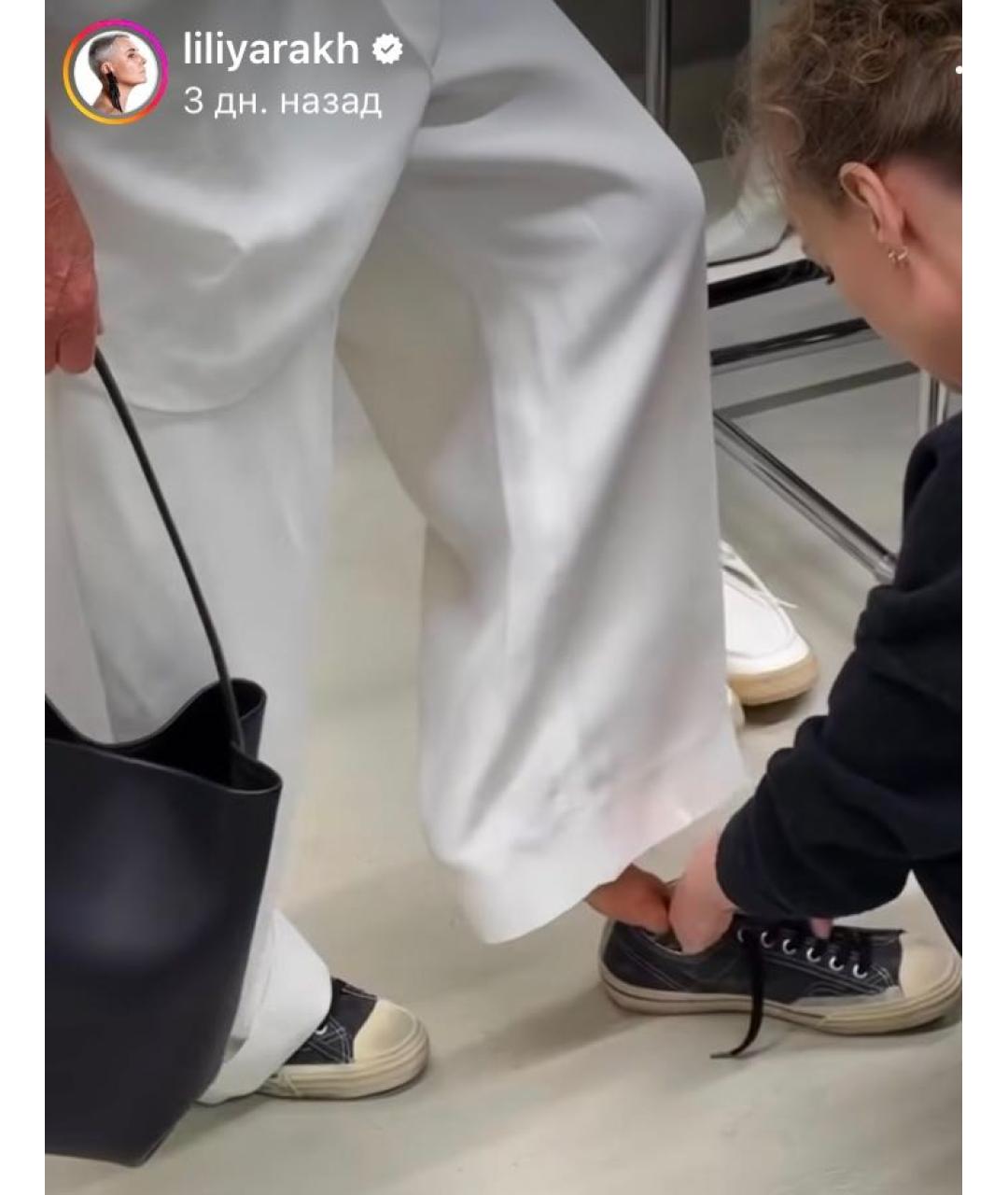 GOLDEN GOOSE DELUXE BRAND Черные текстильные кеды, фото 8