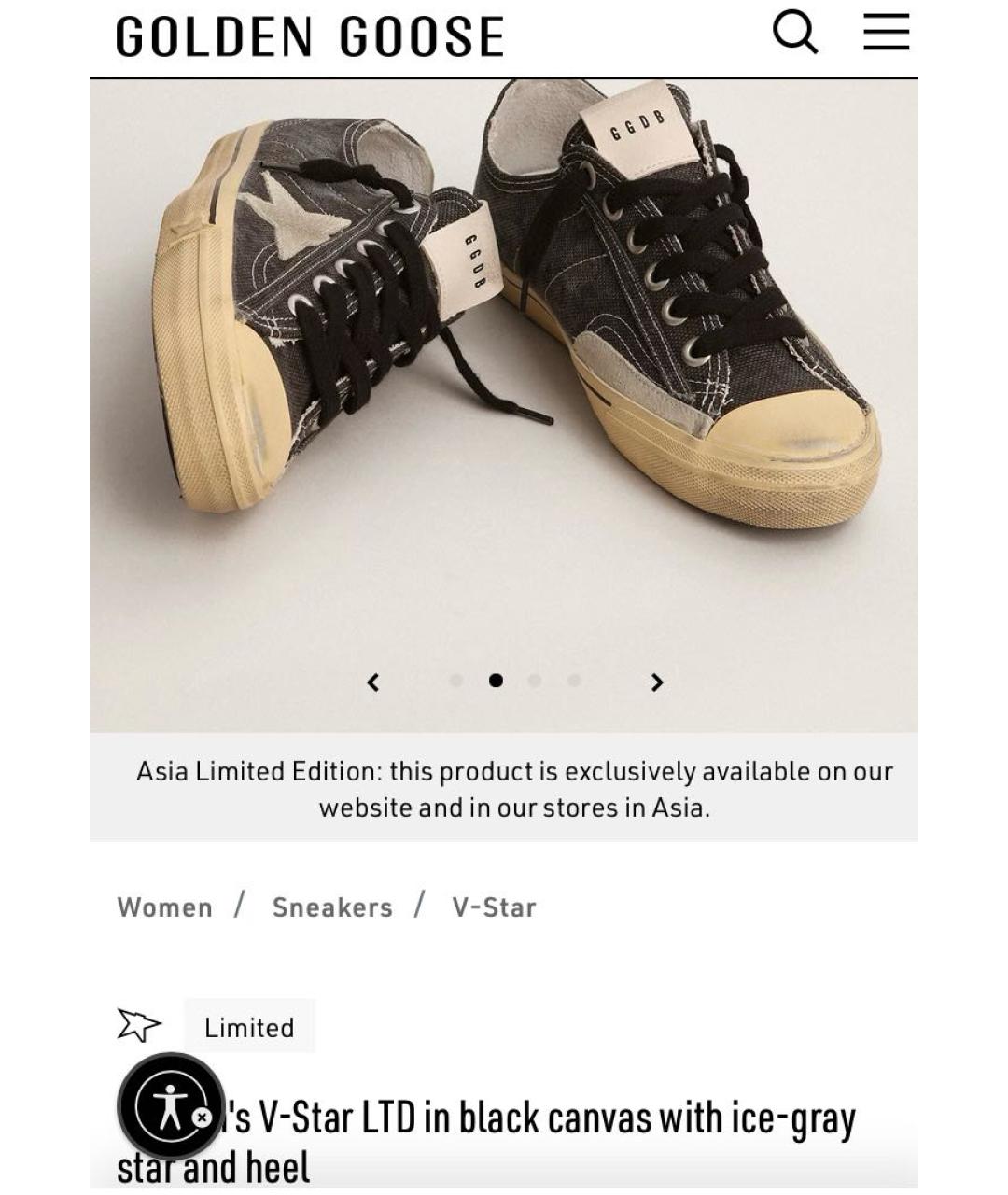 GOLDEN GOOSE DELUXE BRAND Черные текстильные кеды, фото 6