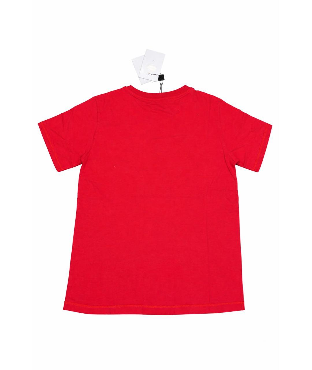 DOLCE & GABBANA KIDS Красная хлопковая детская футболка, фото 2