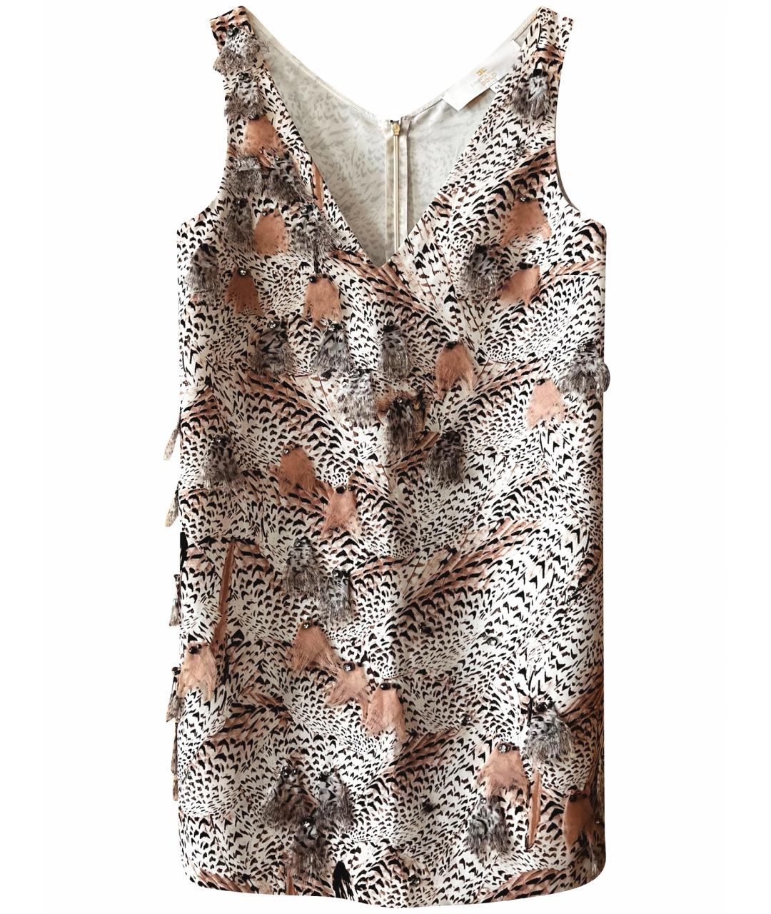 ELISABETTA FRANCHI Мульти полиэстеровое повседневное платье, фото 1