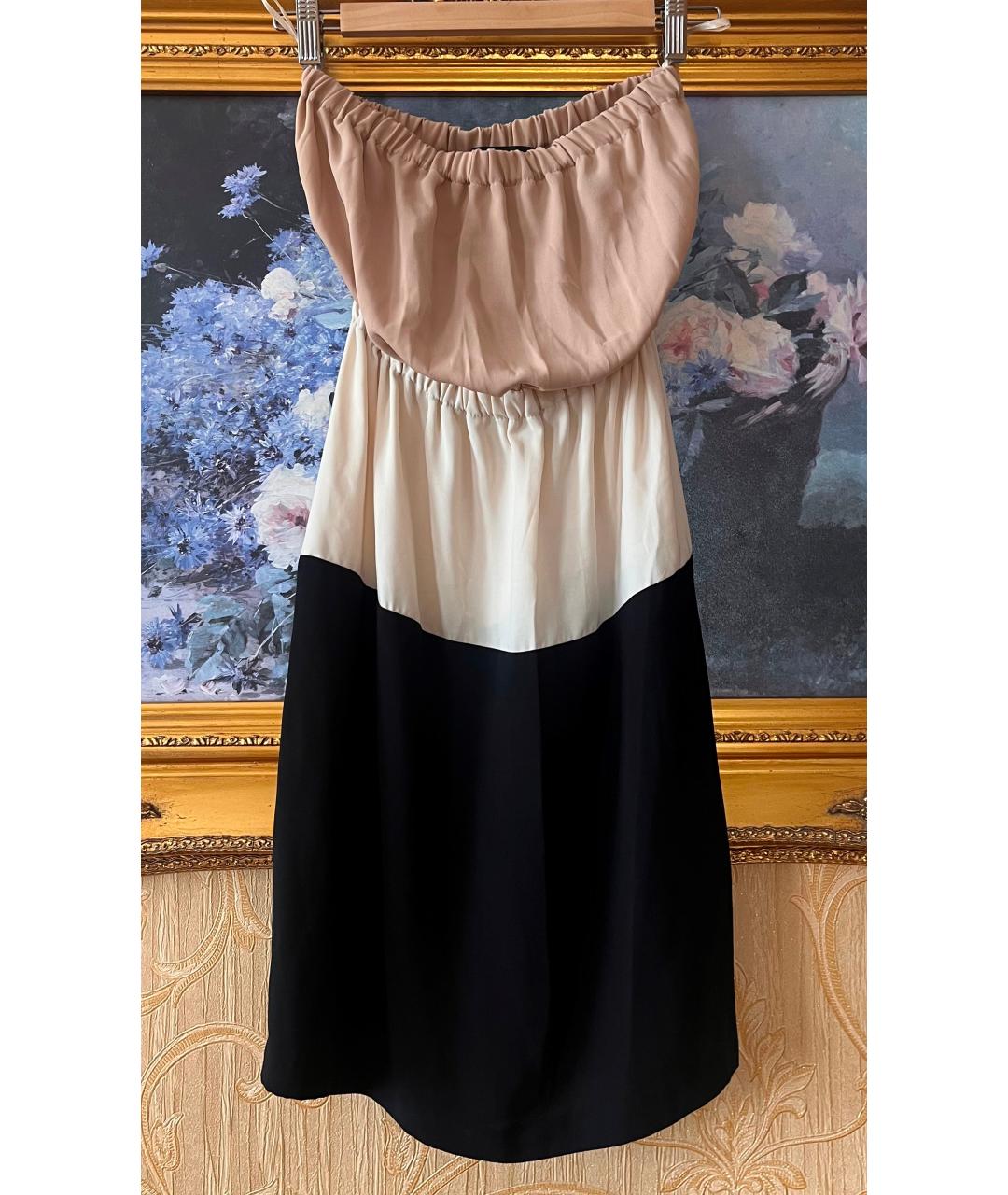 ELISABETTA FRANCHI Мульти полиэстеровое повседневное платье, фото 7