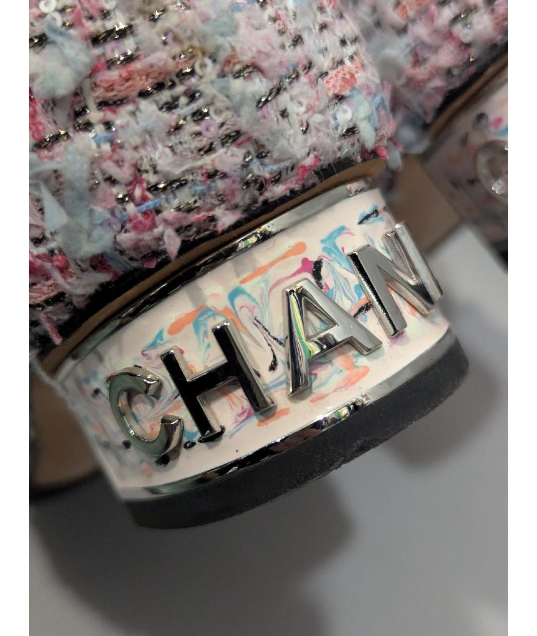 CHANEL Розовые ботильоны, фото 6